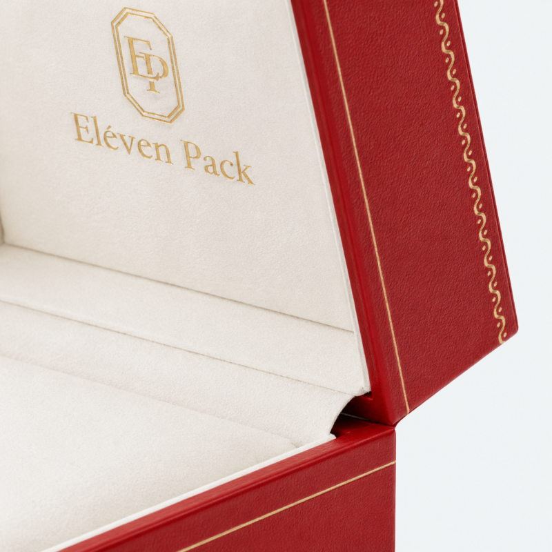 Luxury Brand-Style Leather Premium Watch Box - material or structure detail - JB-BM-03-P11