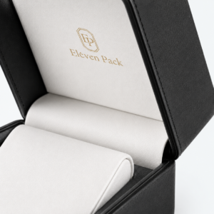Black Genuine Leather Luxury Watch Box - material or structure detail - JB-BM-03-P21 Black Genuine Leather Luxury Watch Box - material or structure detail - JB-BM-03-P21