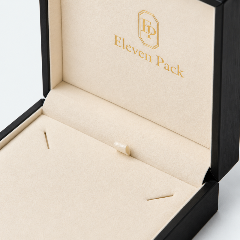 Black Gold Genuine Leather Jewelry and Watch Organizer Box - material or structure detail - JB-BM-03-P32 Black Gold Genuine Leather Jewelry and Watch Organizer Box - material or structure detail - JB-BM-03-P32