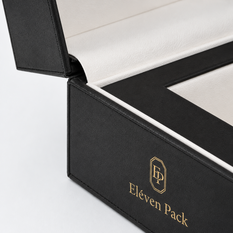 Custom Genuine Leather Luxury Watch Box - material or structure detail - JB-BM-03-P4
