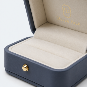 Navy PU Leather Jewelry Box for Jewelry - material or structure detail - JB-BM-05-P40 Navy PU Leather Jewelry Box for Jewelry - material or structure detail - JB-BM-05-P40
