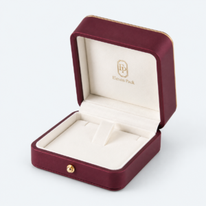 Multicolor PU Leather Jewelry Box - open product view - JB-BM-05-P57