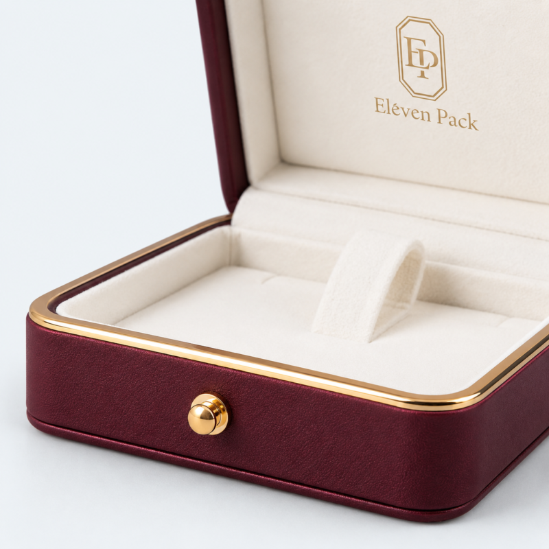 Multicolor PU Leather Jewelry Box - material or structure detail - JB-BM-05-P57