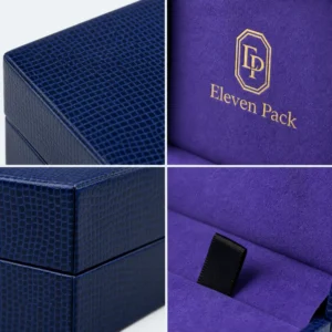 Purple PU Leather Jewelry Box - material or structure detail - JB-BM-05-P64 Purple PU Leather Jewelry Box - material or structure detail - JB-BM-05-P64