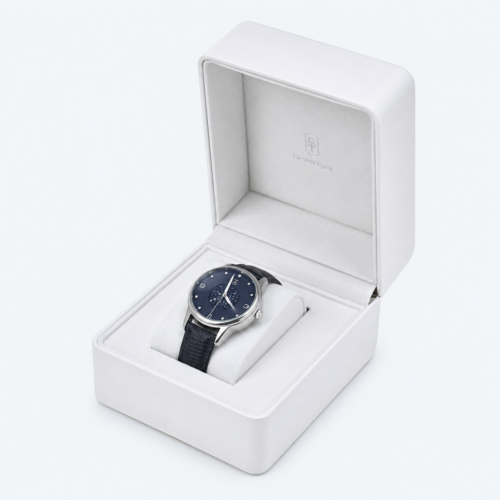 White PU Leather Premium Watch Box - open product view - JB-BM-05-P84 White PU Leather Premium Watch Box - open product view - JB-BM-05-P84