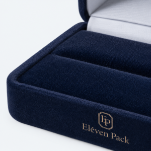Blue Suede Ring Box - material or structure detail - JB-BM-07-P12