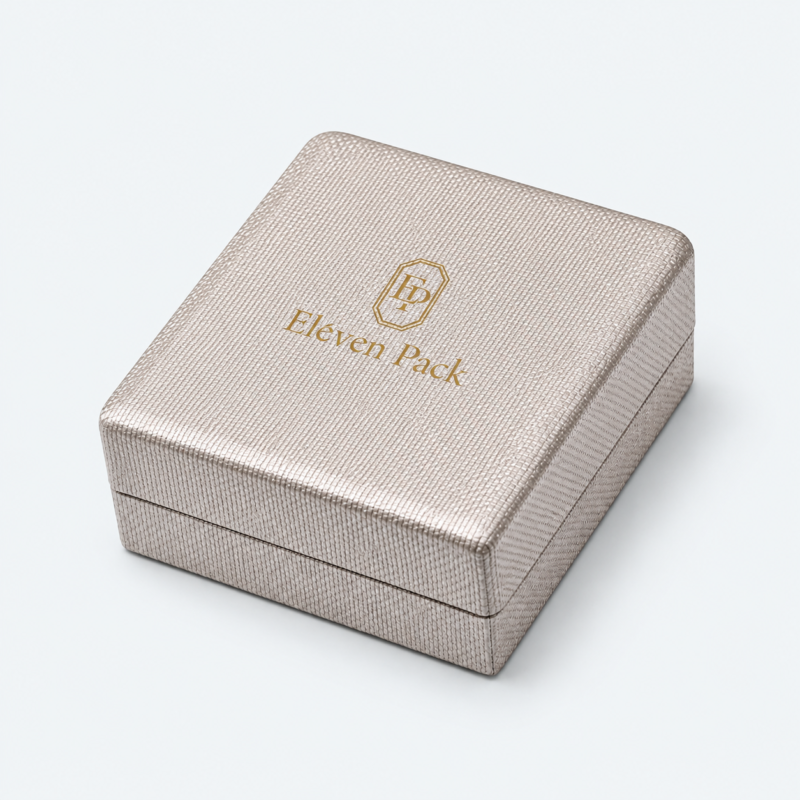 Brown Dark Color Luxury Custom Bangle Box - closed product view - JB-BM-07-P5