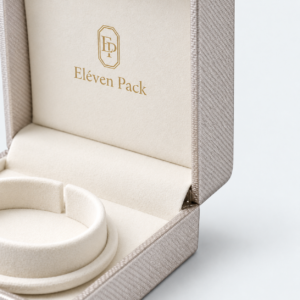 Brown Dark Color Luxury Custom Bangle Box - material or structure detail - JB-BM-07-P5