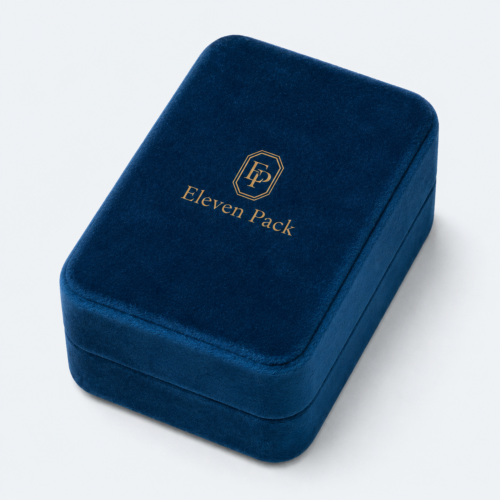Velvet Premium Necklace Box - closed product view - JB-BM-08-P18