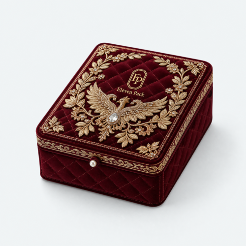 Velvet Multifunctional Luxury Jewelry Organizer Box - open product view - JB-BM-08-P38 Velvet Multifunctional Luxury Jewelry Organizer Box - open product view - JB-BM-08-P38