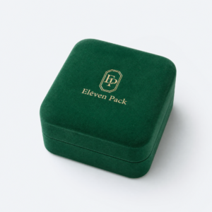 White Velvet Jewelry Box - open product view - JB-BM-08-P48