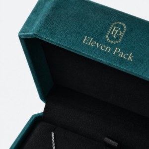 Peacock Blue Velvet Jewelry Packaging Box for Jewelry - material or structure detail - JB-BM-08-P52