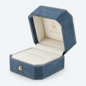 Velvet Premium Ring Box - open product view - JB-BM-08-P8