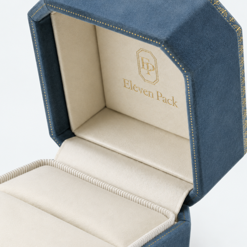 Velvet Premium Ring Box - material or structure detail - JB-BM-08-P8