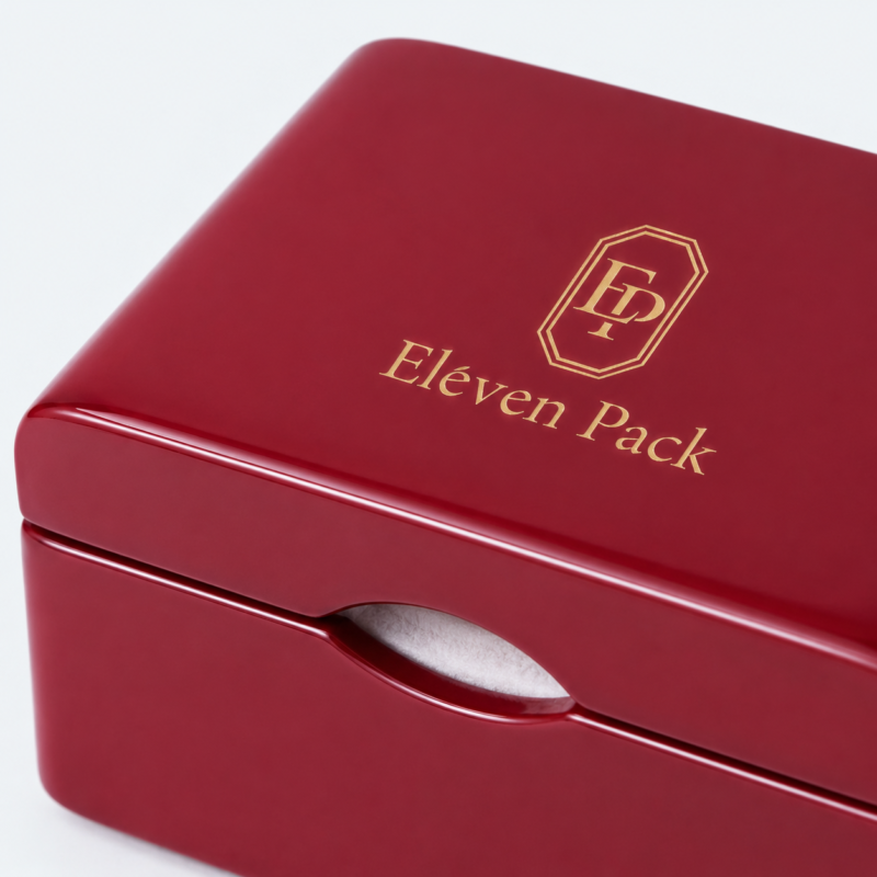 Red Wooden Hinged Piano Lacquer Luxury Jewelry Box - material or structure detail - JB-BM-09-P4 Red Wooden Hinged Piano Lacquer Luxury Jewelry Box - material or structure detail - JB-BM-09-P4