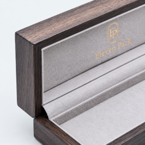 Custom Hinged Luxury Wooden Bracelet Box - material or structure detail - JB-BM-09-P5 Custom Hinged Luxury Wooden Bracelet Box - material or structure detail - JB-BM-09-P5