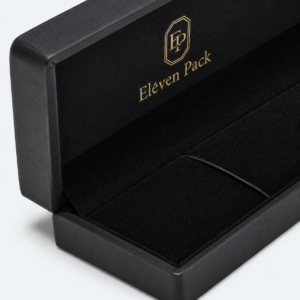Black Leather With LED Light Luxury Bracelet Box - material or structure detail - JB-BM-10-P4 Black Leather With LED Light Luxury Bracelet Box - material or structure detail - JB-BM-10-P4