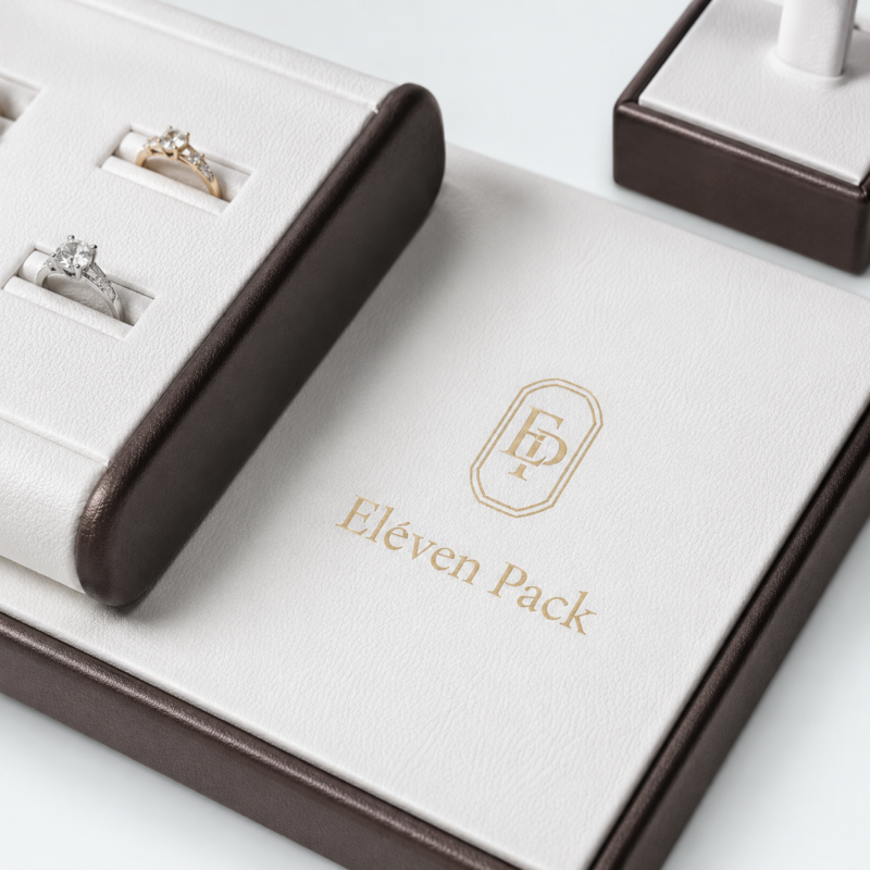 Multifunctional PU Leather Ring Display Prop Set - material or structure detail - JD-BM-02-P12 Multifunctional PU Leather Ring Display Prop Set - material or structure detail - JD-BM-02-P12