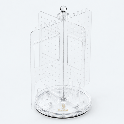 Clear Acrylic Jewelry Display Stand - closed product view - JD-BM-04-P5