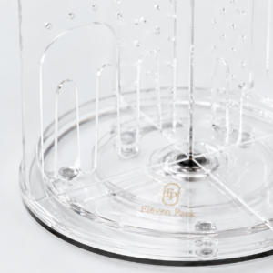 Clear Acrylic Jewelry Display Stand - material or structure detail - JD-BM-04-P5 Clear Acrylic Jewelry Display Stand - material or structure detail - JD-BM-04-P5
