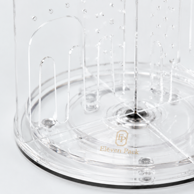 Clear Acrylic Jewelry Display Stand - material or structure detail - JD-BM-04-P5 Clear Acrylic Jewelry Display Stand - material or structure detail - JD-BM-04-P5