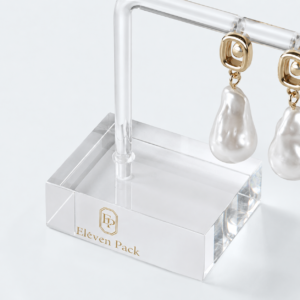 Clear Acrylic Earring Display Stand - material or structure detail - JD-BM-04-P9