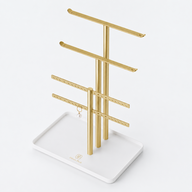 Metal Jewelry Display Stand for Counter - closed product view - JD-BM-06-P10