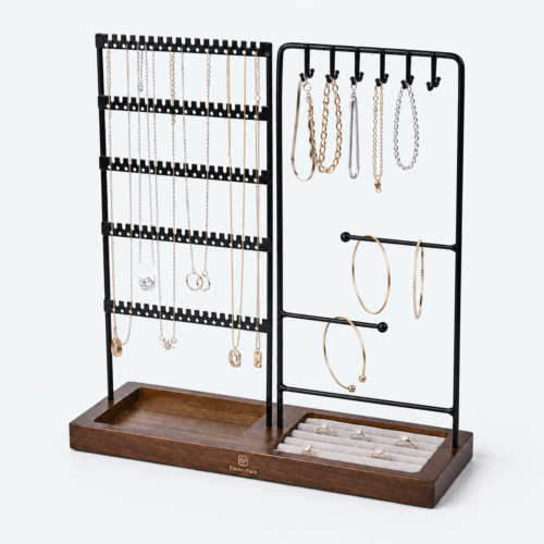 Metal Earring Display Stand for Counter Style E - closed product view - JD-BM-06-P11
