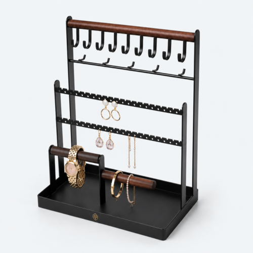 Metal Jewelry Display Stand for Counter Style B - closed product view - JD-BM-06-P13