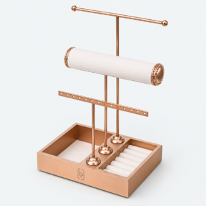 Metal Jewelry Display Stand for Counter Style C - closed product view - JD-BM-06-P14