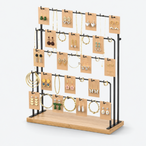 Metal Earring Display Stand for Counter Style G - open product view - JD-BM-06-P16
