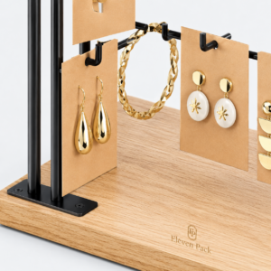 Metal Earring Display Stand for Counter Style G - material or structure detail - JD-BM-06-P16