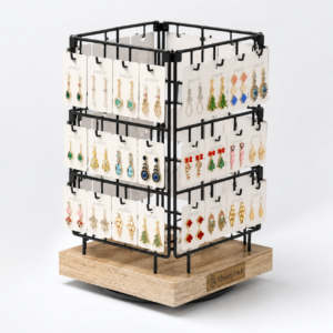 Metal Earring Display Stand - open product view - JD-BM-06-P2