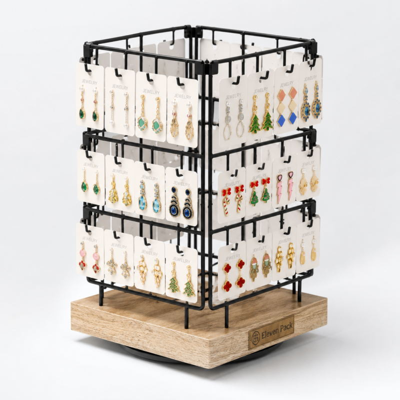 Metal Earring Display Stand - open product view - JD-BM-06-P2