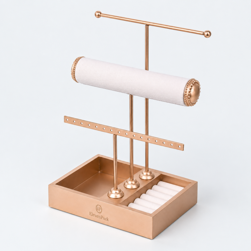 Metal Earring Display Stand for Counter Style C - closed product view - JD-BM-06-P5