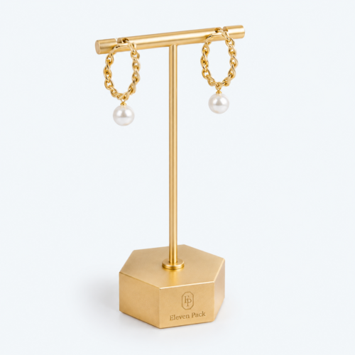 Metal Earring Display Stand Bar - open product view - JD-BM-06-P7 Metal Earring Display Stand Bar - open product view - JD-BM-06-P7
