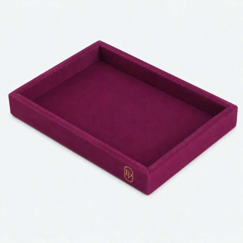 Velvet Jewelry Display Tray - open product view - JD-BT-01-P2