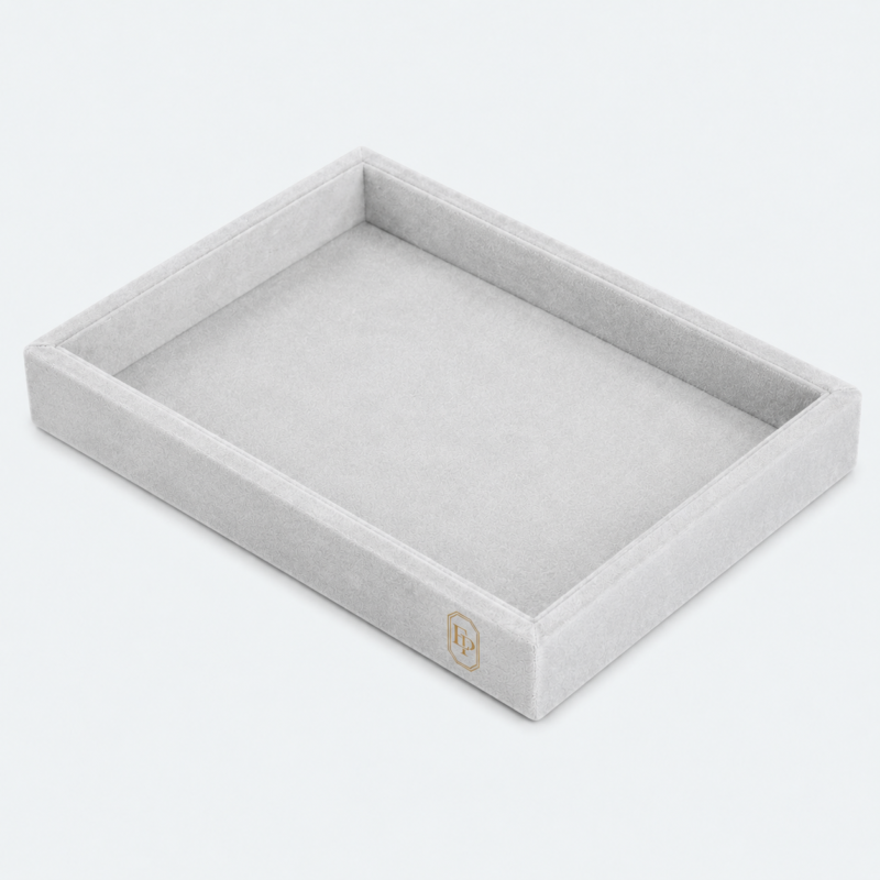 Velvet Jewelry Display Tray - closed product view - JD-BT-01-P2