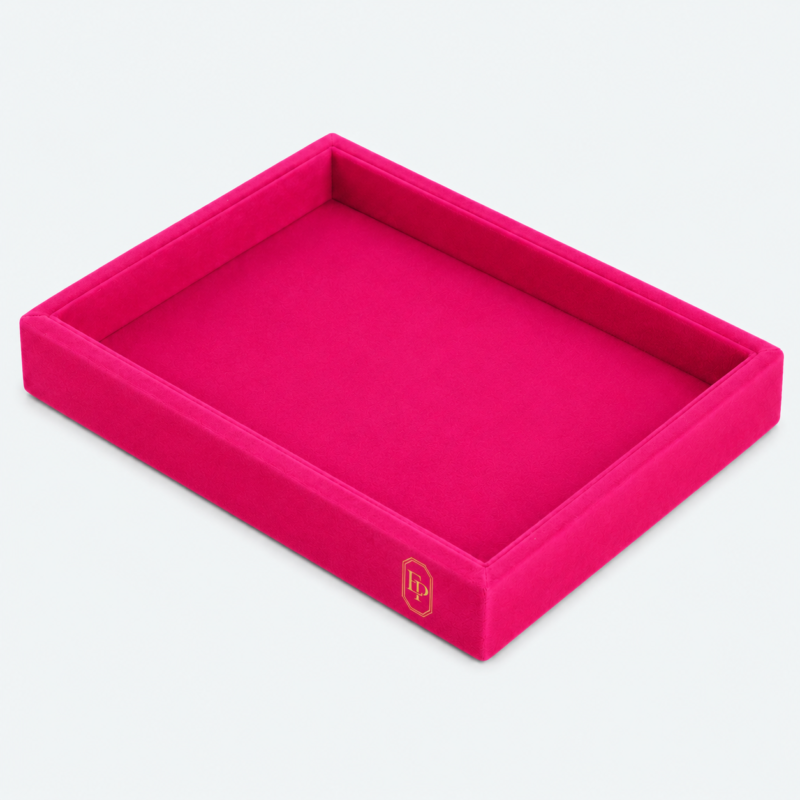 Velvet Jewelry Display Tray - material or structure detail - JD-BT-01-P2