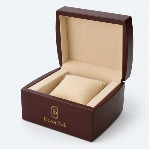Wooden Watch Storage and Display Box - open product view - JD-BT-05-P4