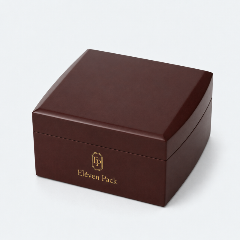 Wooden Watch Storage and Display Box - closed product view - JD-BT-05-P4