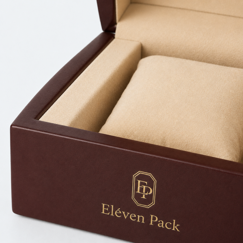 Wooden Watch Storage and Display Box - material or structure detail - JD-BT-05-P4