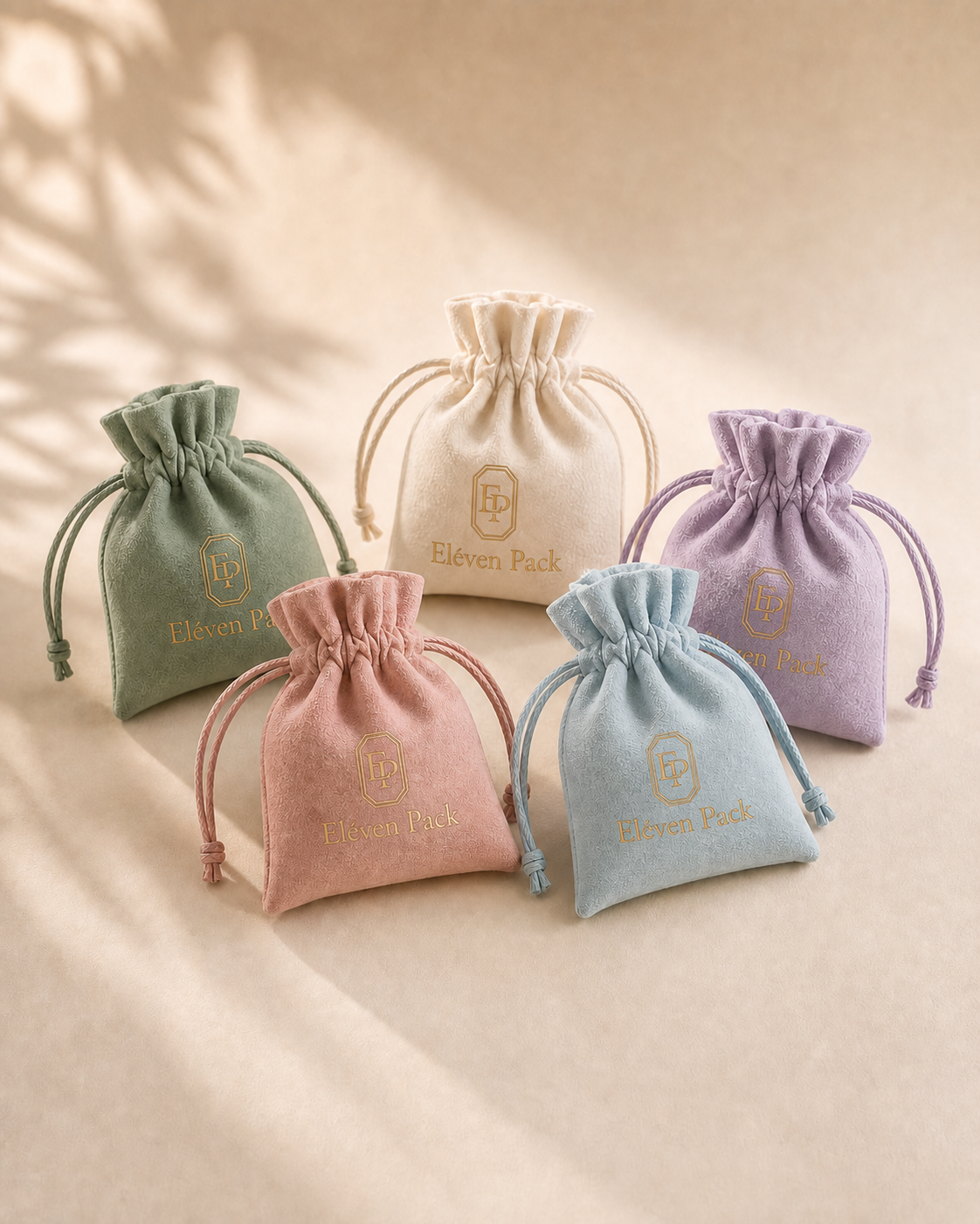 Custom jewelry pouches with logo
