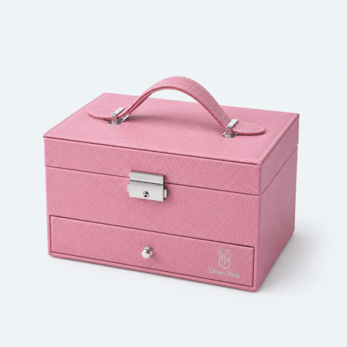 Acrylic Jewelry Organizer Box for Organized - closed product view - JO-01-P11