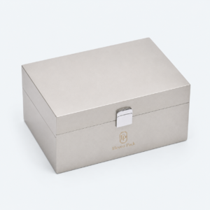 Lockable Jewelry Organizer Box - closed product view - JO-01-P21 Lockable Jewelry Organizer Box - closed product view - JO-01-P21