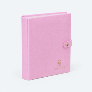 Leather Jewelry Organizer Box Book - open product view - JO-01-P26