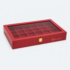 Wooden Jewelry Organizer Box - closed product view - JO-01-P29 Wooden Jewelry Organizer Box - closed product view - JO-01-P29