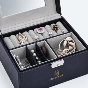 Velvet Jewelry Tray Organized - material or structure detail - JO-01-P34