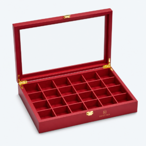 Multi-Compartment Custom Jewelry Tray - open product view - JO-01-P37
