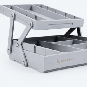 Gray Multi-Layer Large Custom Jewelry Tray - material or structure detail - JO-01-P47 Gray Multi-Layer Large Custom Jewelry Tray - material or structure detail - JO-01-P47